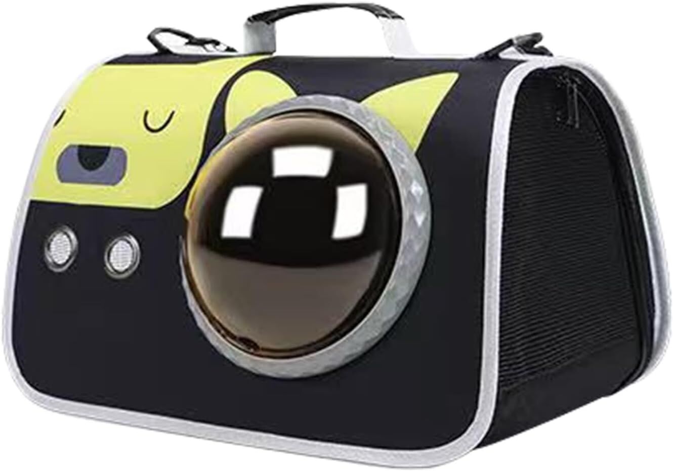 Large Printed Space Capsule Cat and Dog Bag - Crossbody