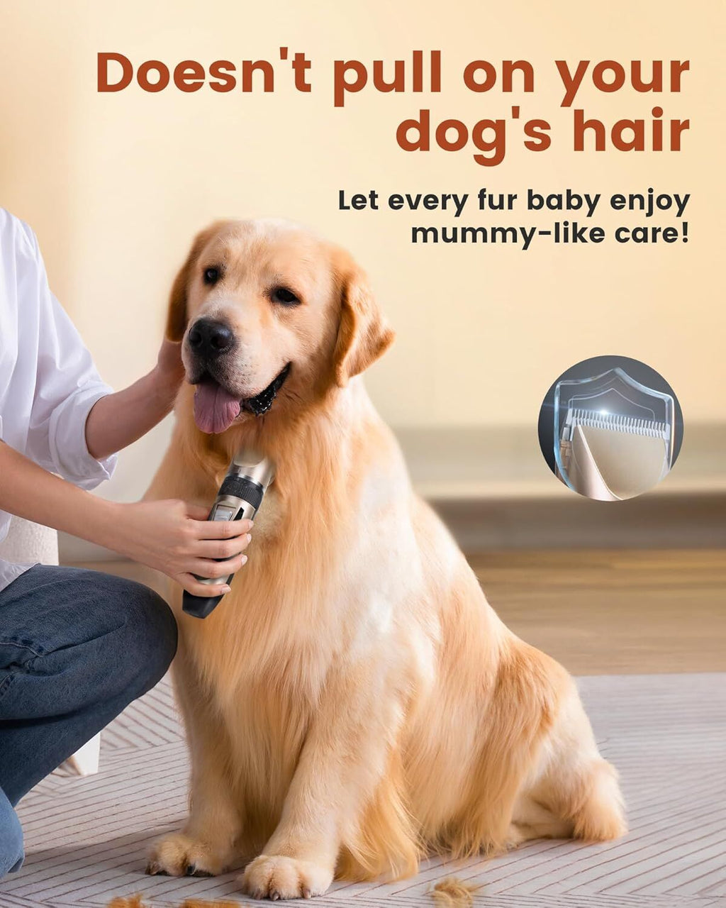 Professional Rechargeable Cordless Dogs Cats Grooming Clippers