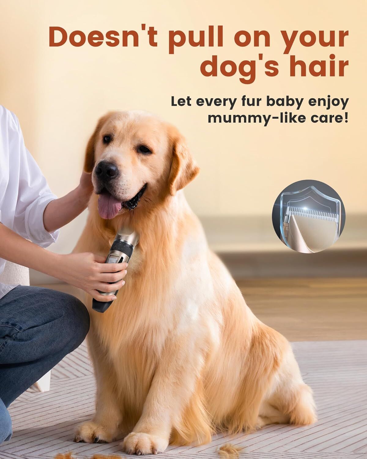 Professional Rechargeable Cordless Dogs Cats Grooming Clippers