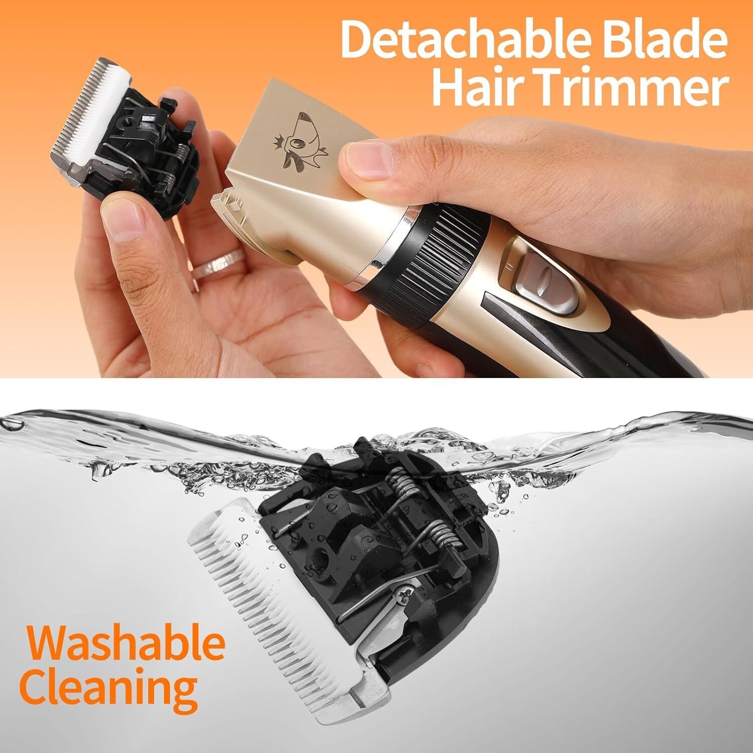 Professional Rechargeable Cordless Dogs Cats Grooming Clippers