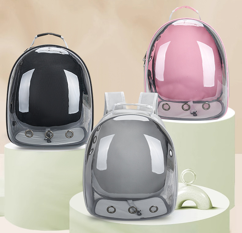 Capsule Backpack Small-Medium for Cat & Dog - Pet Carrier Grey