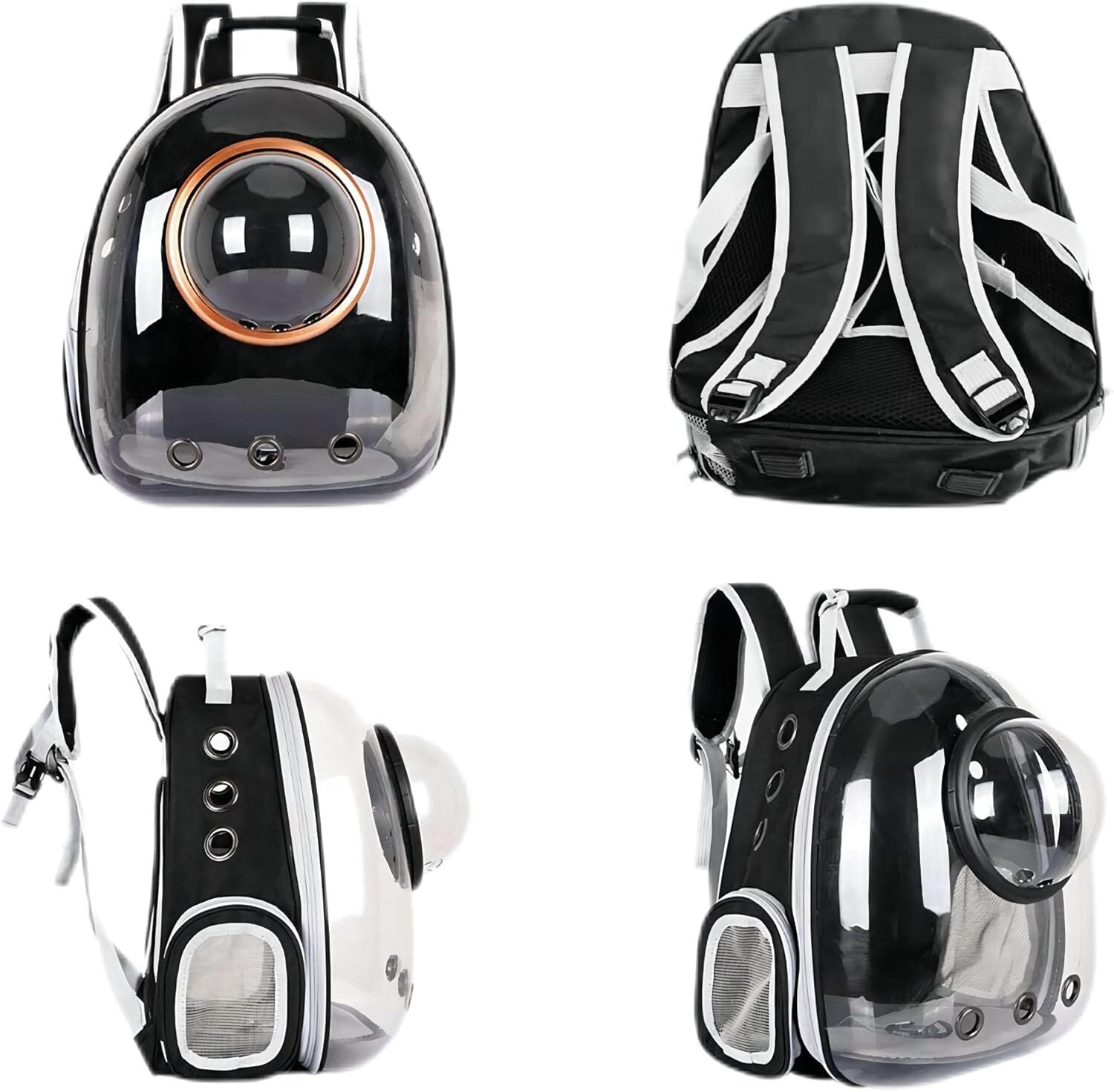 Capsule Backpack Small-Medium for Cat & Dog - Pet Carrier Grey