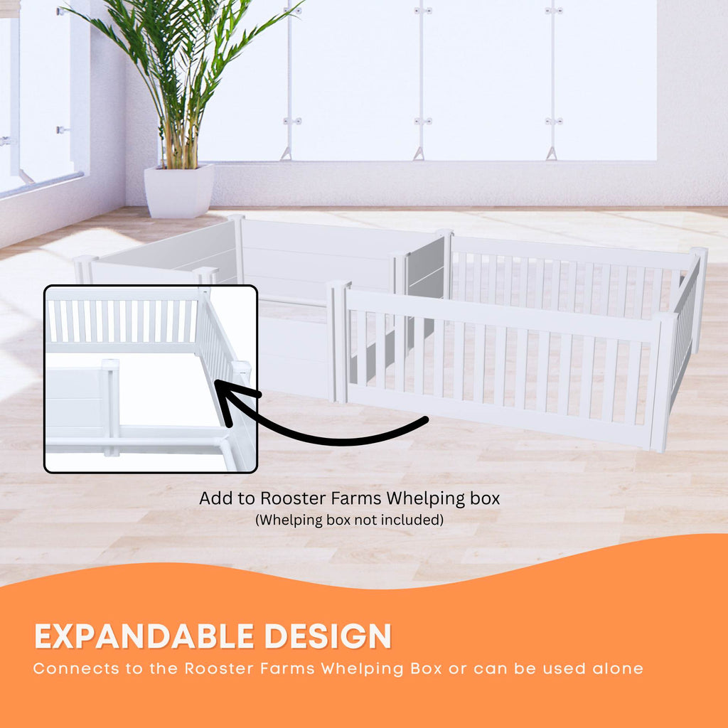 PVC Play Pen Extension - 95cm x 95cm x 48cm