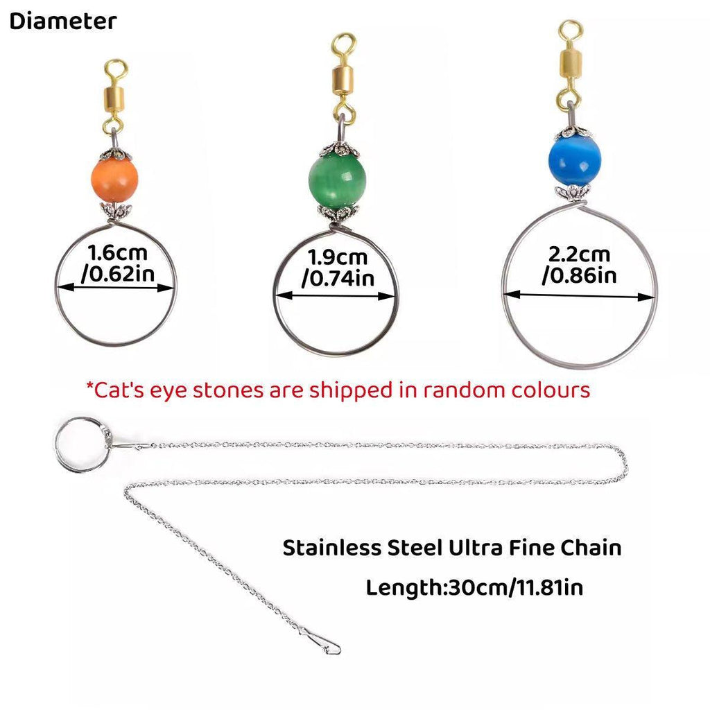 Parrot Neck Collar Stainless Steel Bird Chain Training Adjustable Bird Leash - S-Diameter 1.6cm