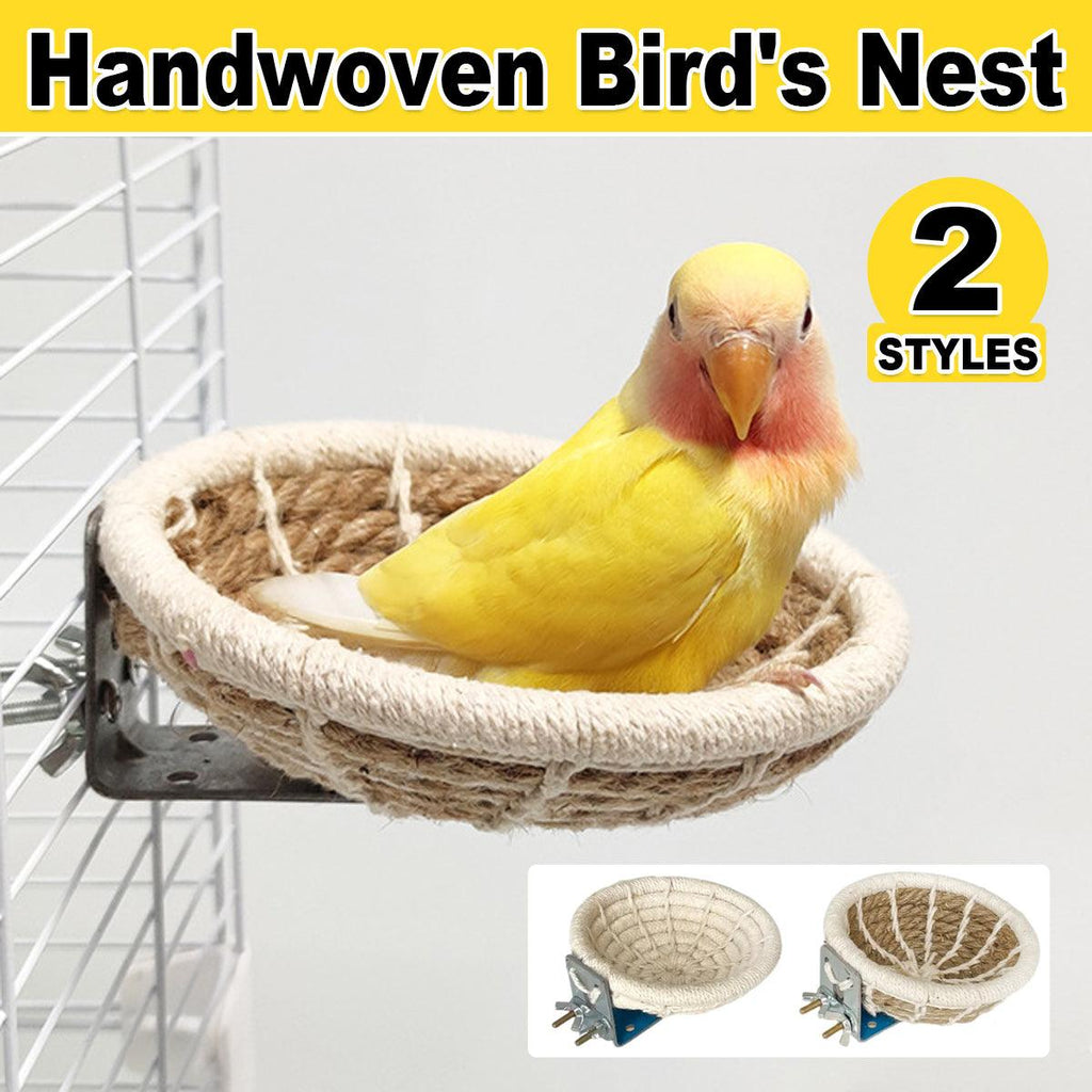 Birds Straw Nest for Small Animal Nesting Material Bedding - Cotton Rope