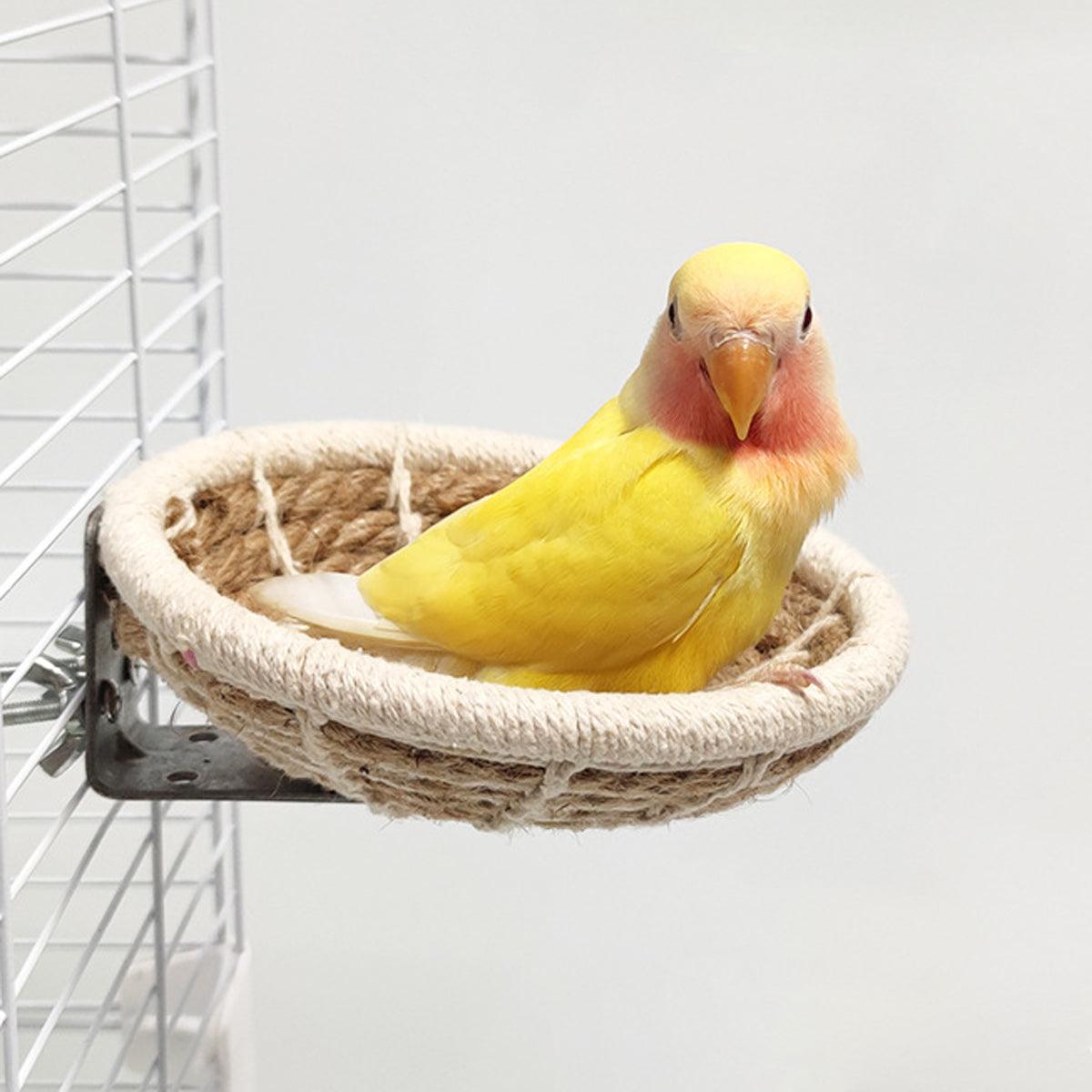 Birds Straw Nest for Small Animal Nesting Material Bedding - Cotton Rope