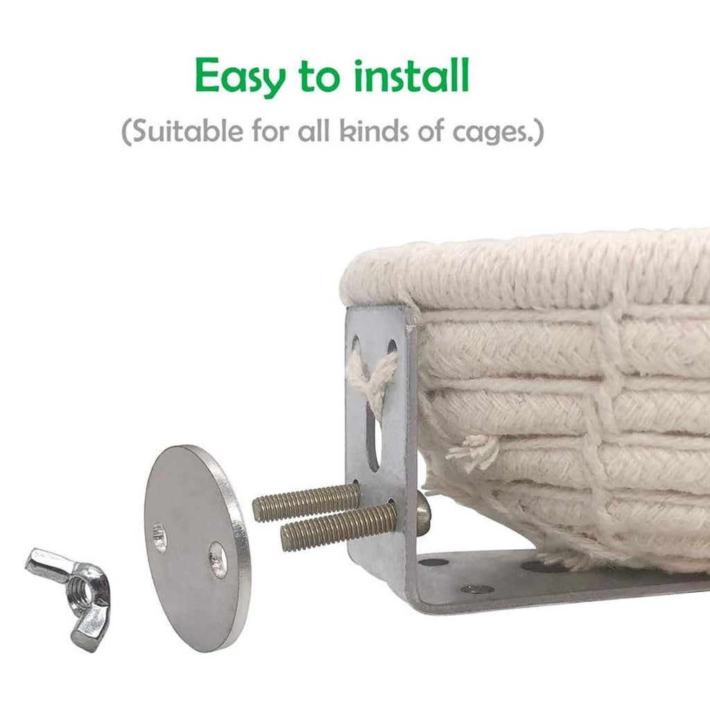 Birds Straw Nest for Small Animal Nesting Material Bedding - Cotton Rope