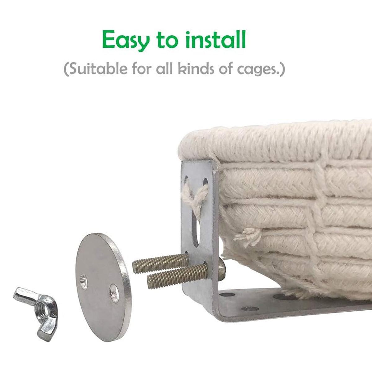 Birds Straw Nest for Small Animal Nesting Material Bedding - Cotton Rope
