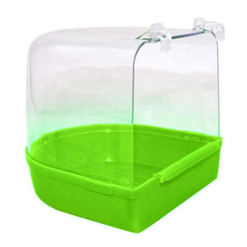 Bird Water Bath Tub - Pet Cleaning - Blue