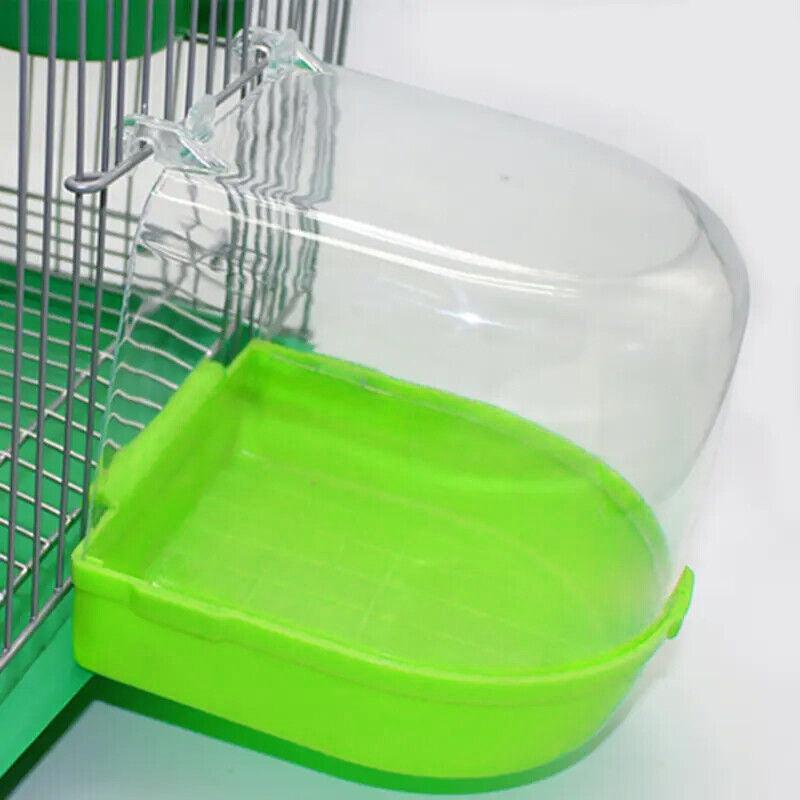 Bird Water Bath Tub - Pet Cleaning - Yellow
