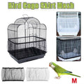 M Size Bird Cage Skirt Mesh Cover - White
