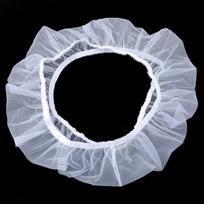 M Size Bird Cage Skirt Mesh Cover - White