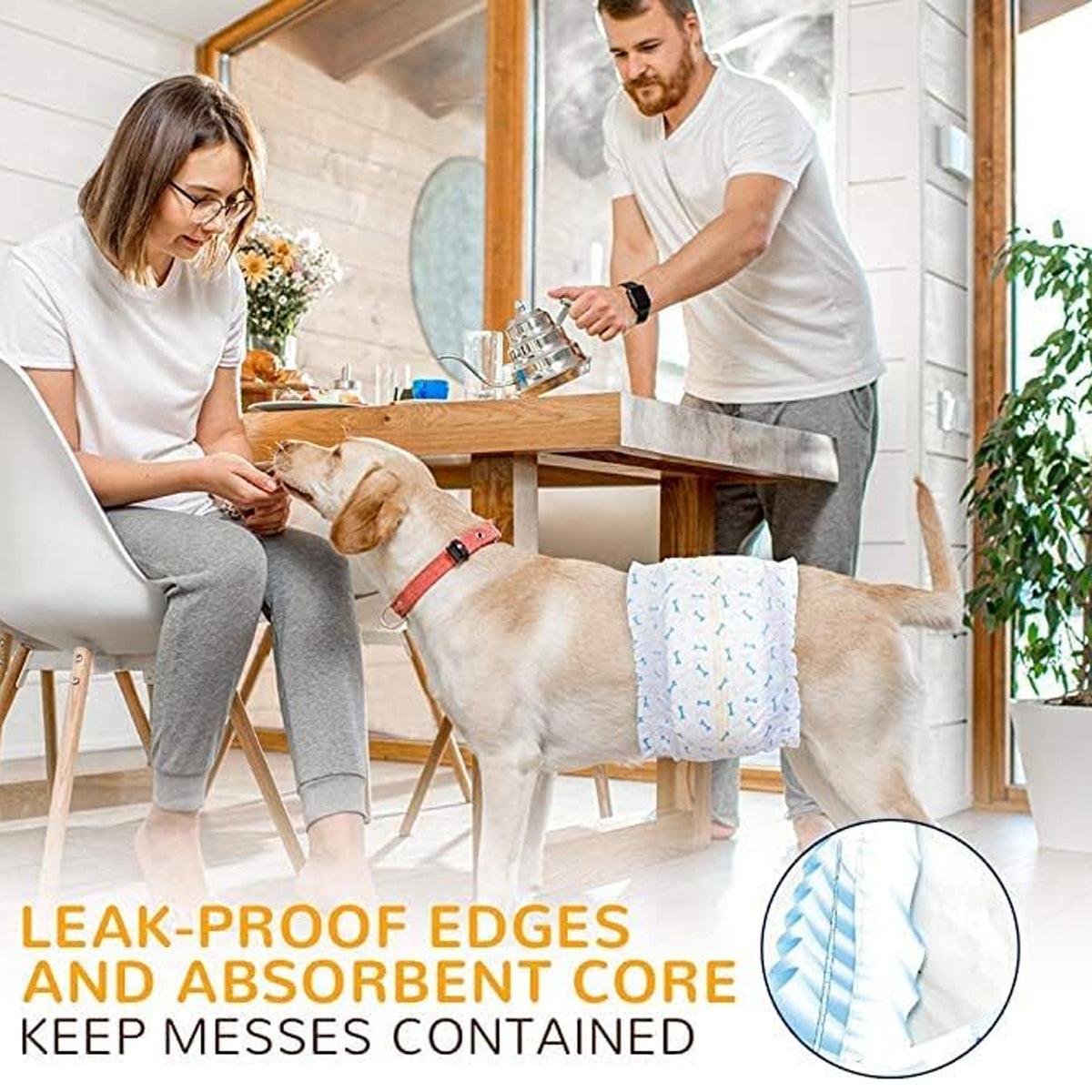 Male Dog Diapers Leakproof Diaper Pants Male for Dogs - M-10PCS