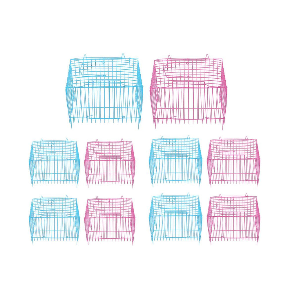 Small Bird Transport Collapsible Cage Travel Pet Carrier Portable Folding Cage - L