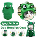 Warm Hooded Frog Autumn Winter Vest for Dogs and Cats - M