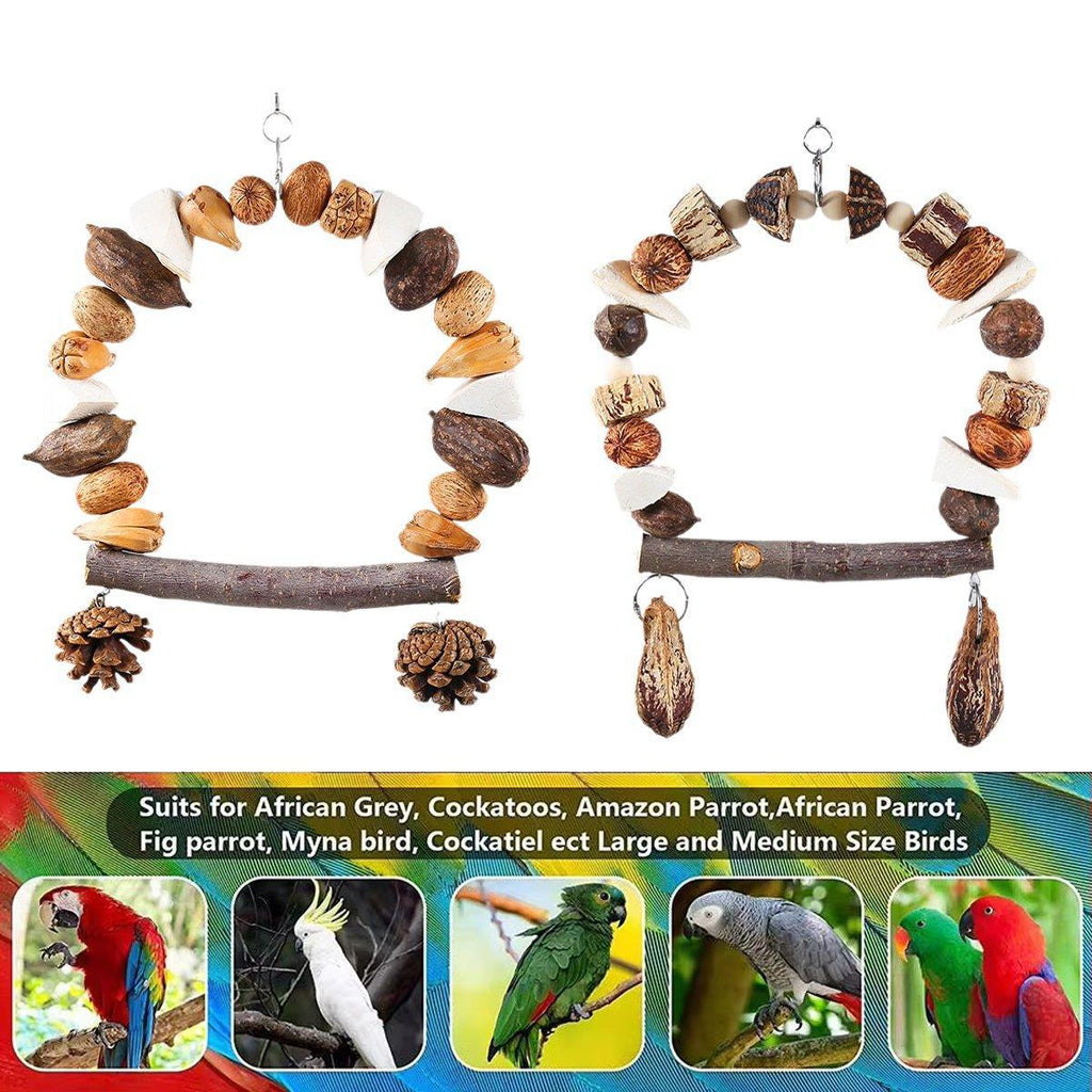 Parrot Chew Toy For Training Climbing Grinding Teeth Relief - Pineapple Fruit