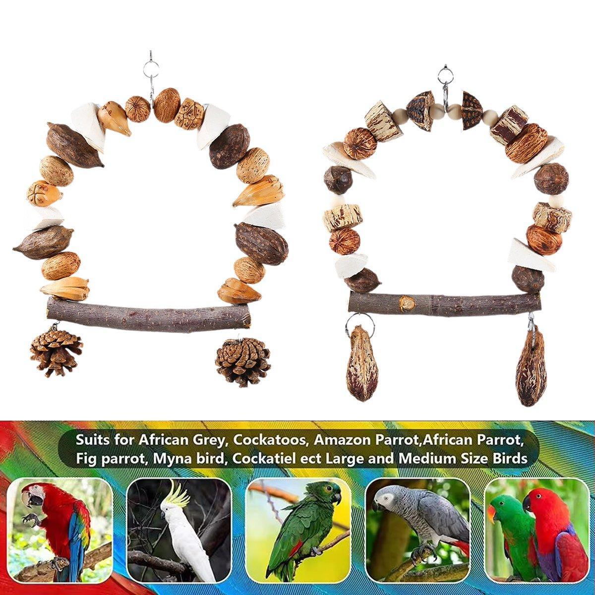 Parrot Chew Toy For Training Climbing Grinding Teeth Relief - Pineapple Fruit