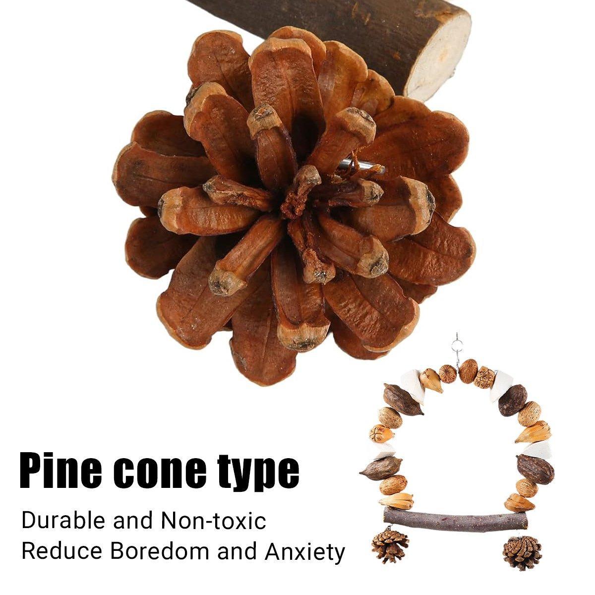 Parrot Chew Toy For Training Climbing Grinding Teeth Relief - Pineapple Fruit