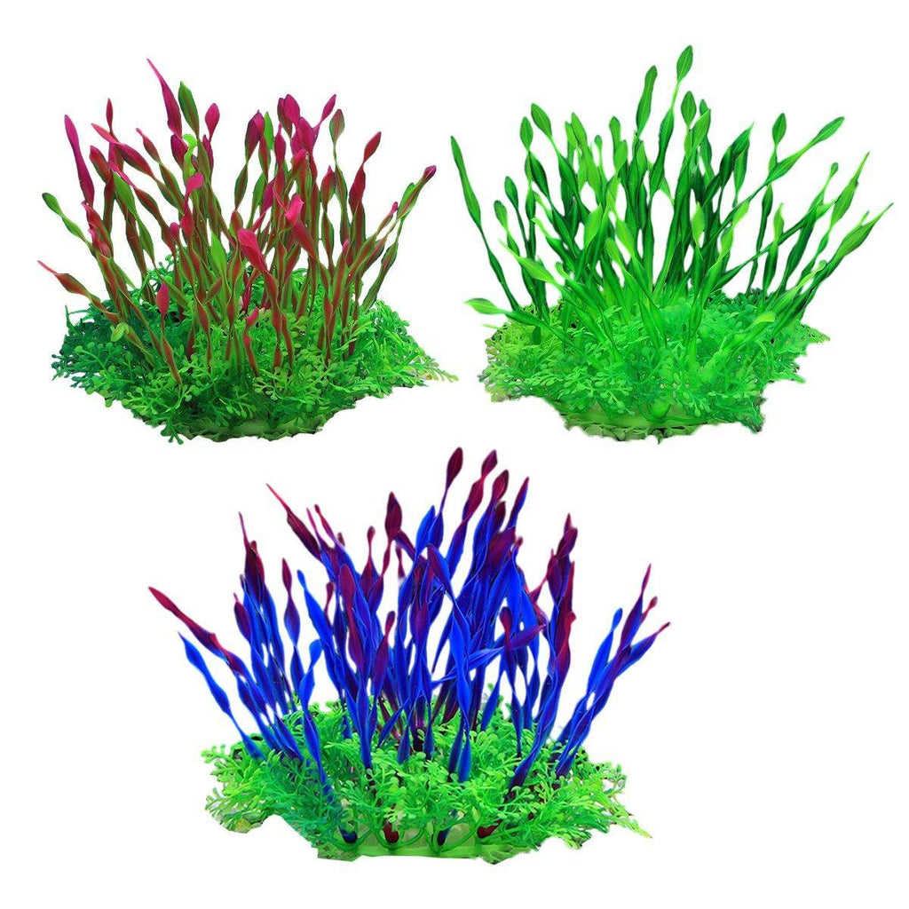 Artificial Water Grass Aquarium Landscape Simulation Plants Fish Tanks - 01-3PCS
