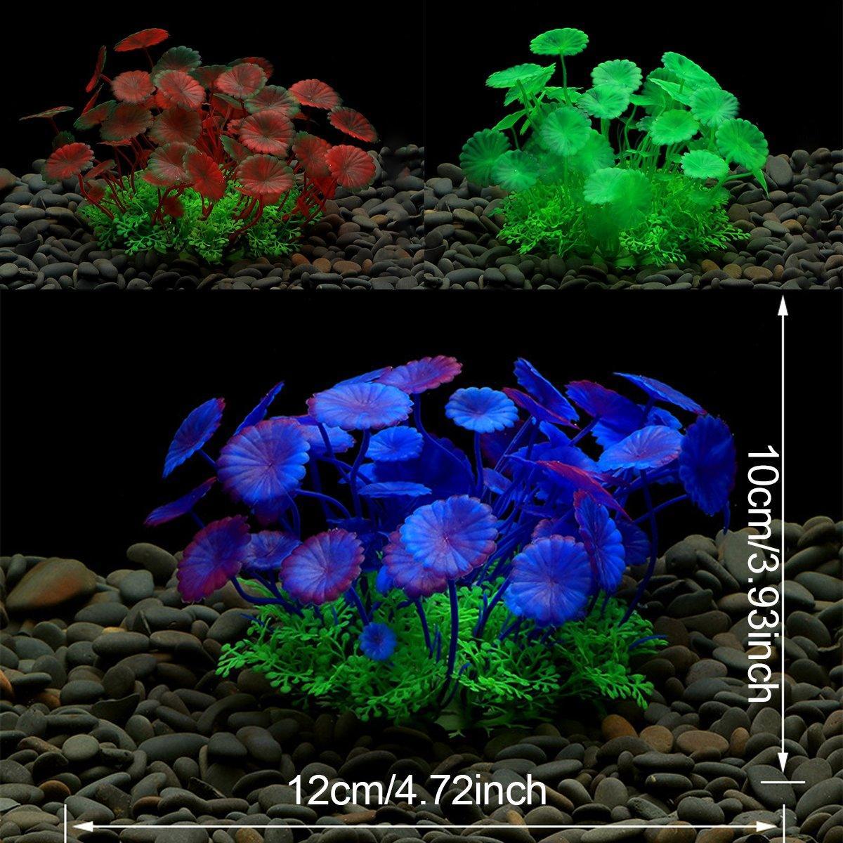 Artificial Water Grass Aquarium Landscape Simulation Plants Fish Tanks - 04-3PCS