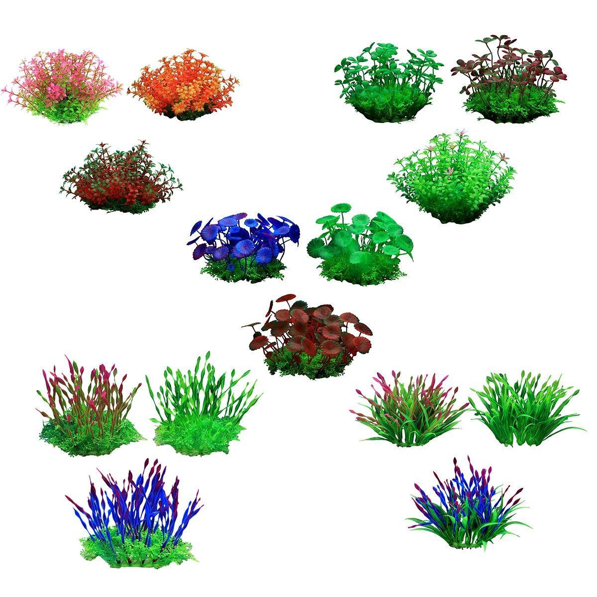 Artificial Water Grass Aquarium Landscape Simulation Plants Fish Tanks - 05-3PCS