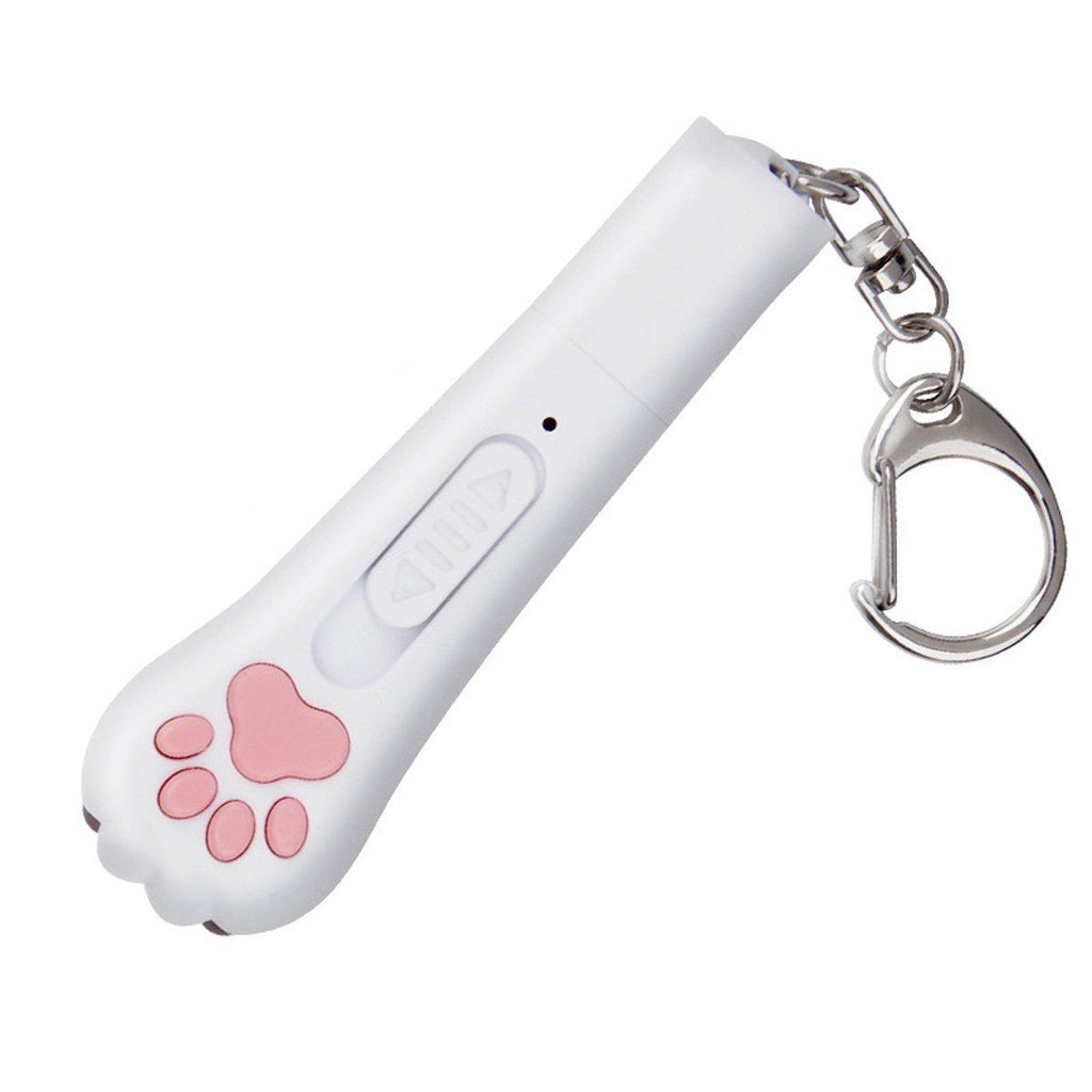 Mini Handheld Cat Claw Interactive Play Wand for Kitten Exercise - Purple