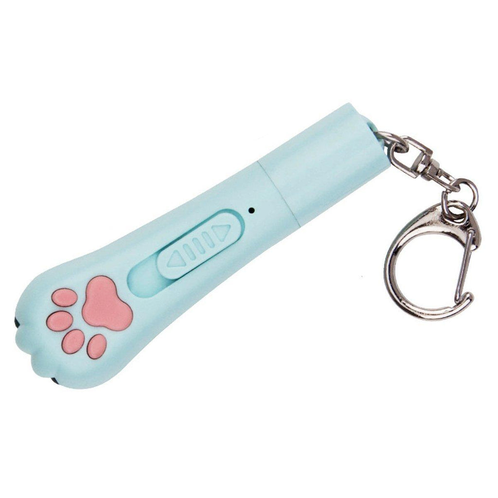 Mini Handheld Cat Claw Interactive Play Wand for Kitten Exercise - Purple