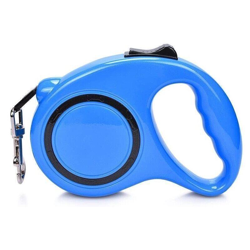 3M Retractable Dog Leash Extendable Lockable Rope Heavy Duty - Blue