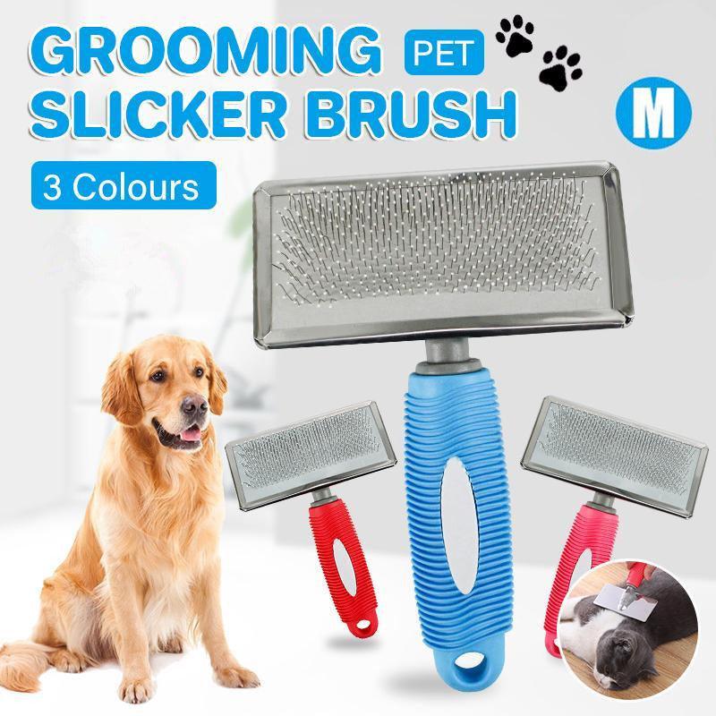 M Size Hair Shedding Grooming Trimmer for Dog Cat - Blue