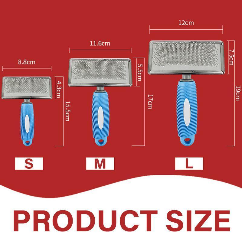 M Size Hair Shedding Grooming Trimmer for Dog Cat - Blue