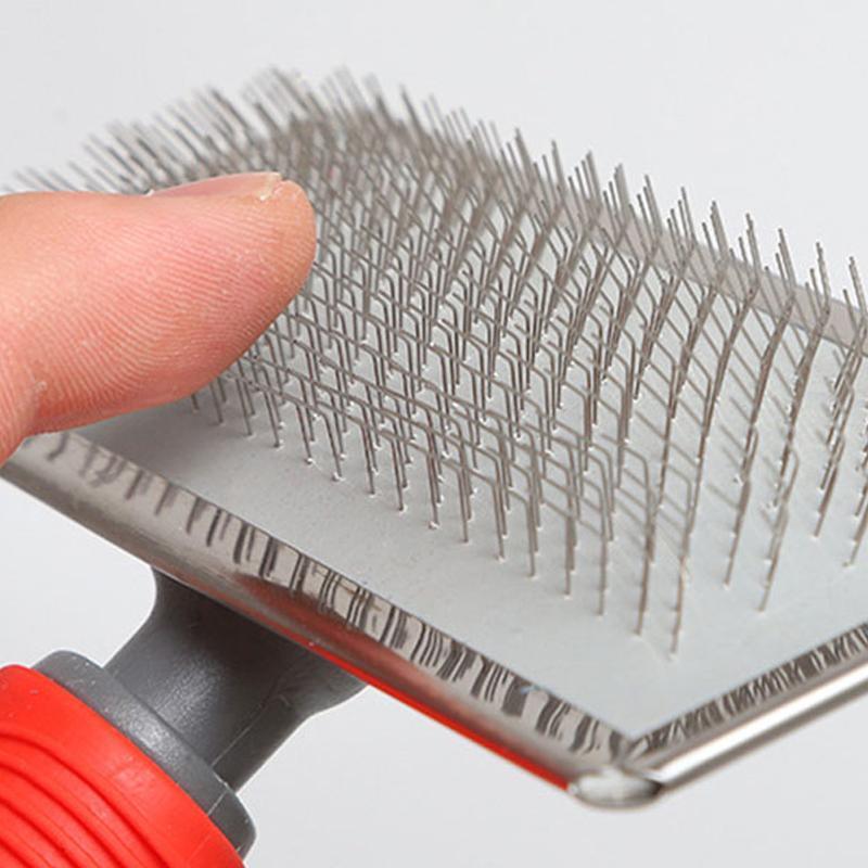M Size Hair Shedding Grooming Trimmer for Dog Cat - Red
