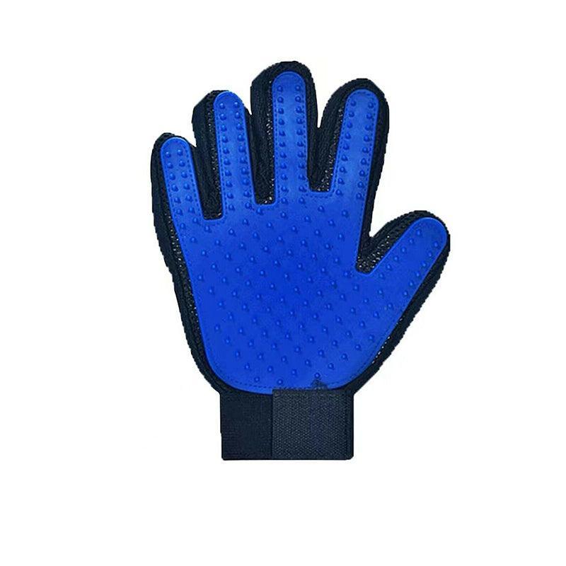 Dog Cat Massage Hair Removal Grooming Comb Touch Cleaning Brush Magic Glove - Green Right Hand