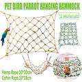 Hanging Climbing Net for Birds and Small Pets Cotton Rope Cage Hammock - Cotton Rope