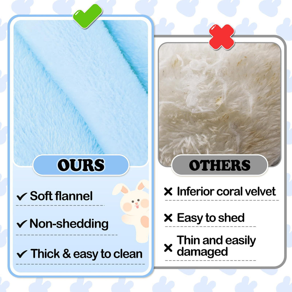Small Animal Bed Cushion Plush Sleeping Mat for Guinea Pig - Pink