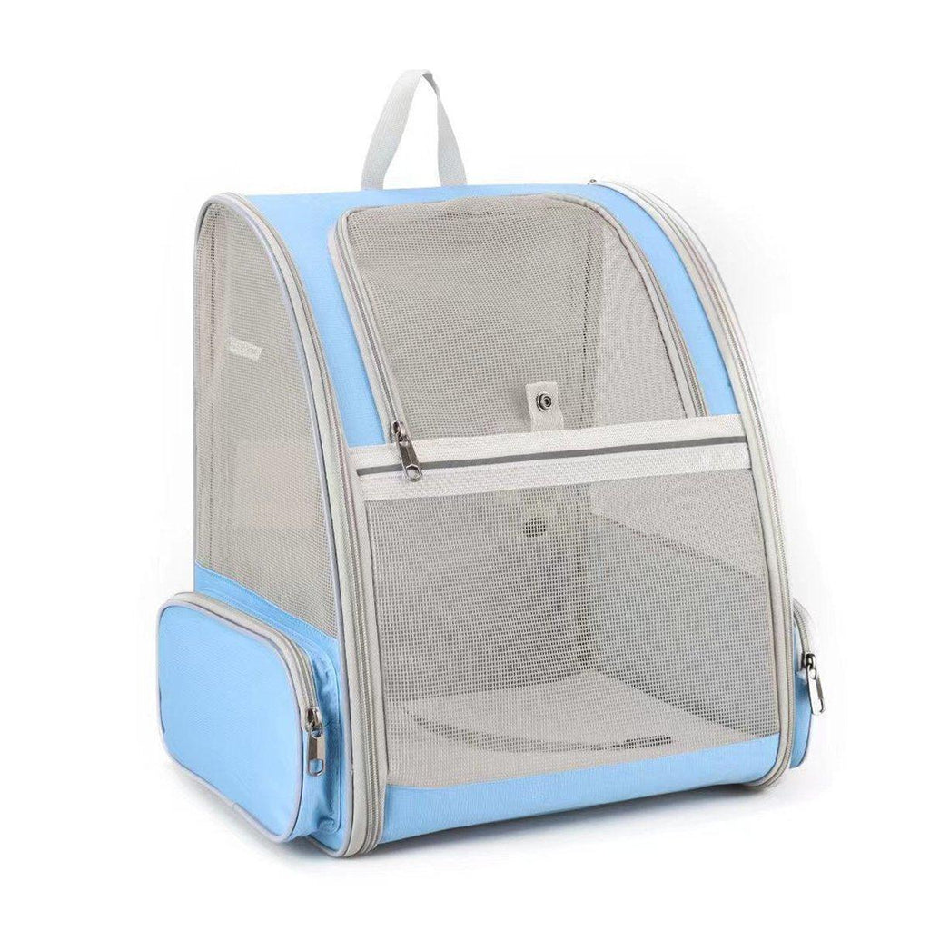 Large Foldable Portable Cat Dog Bag Outdoor Shoulder Backpack - Pink