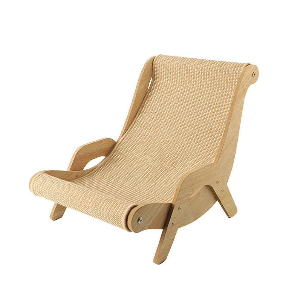 Cat Scratching Recliner Sofa 2 in 1 Lounge Bed Durable  - L
