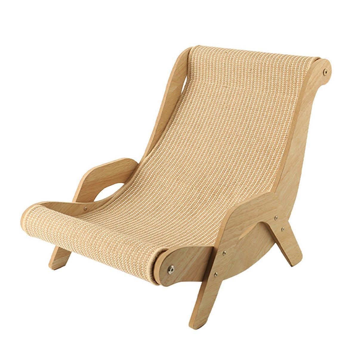 Cat Scratching Recliner Sofa 2 in 1 Lounge Bed Durable  - L