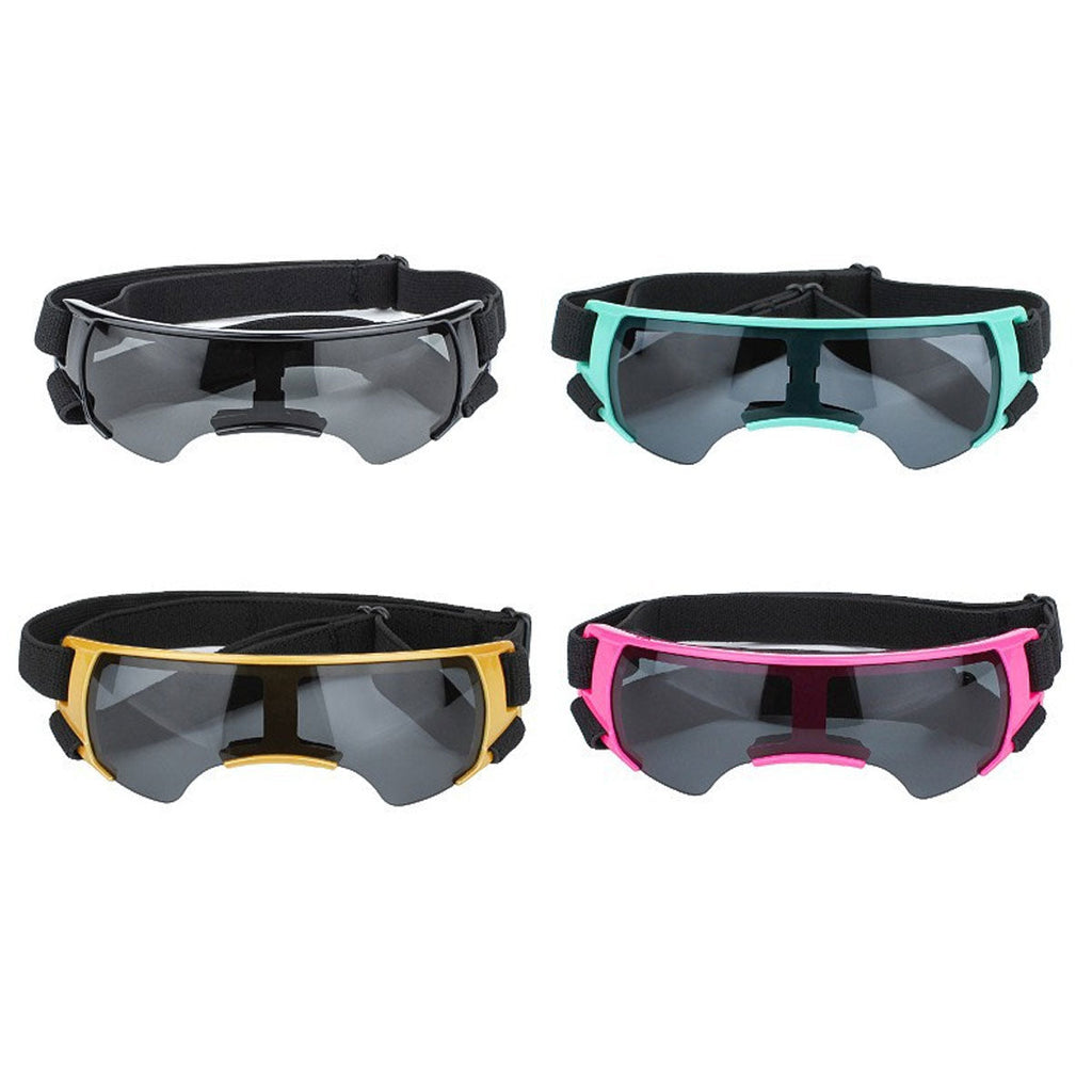 Dog Sunglasses Goggles UV Eye Shield for Small Dogs - Black