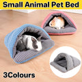 Pet Kennel Sleeping Bag Semi Enclosed Bed for Cats and Puppies - Grey