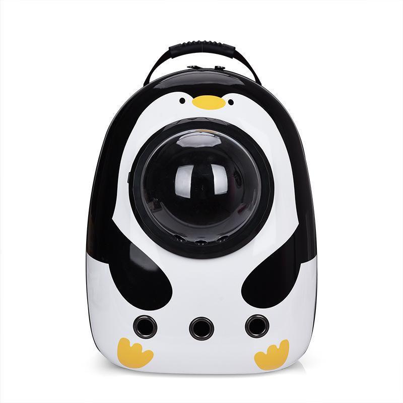 Cat Dog Backpack Carrier Breathable for Outdoor Travel - Penguin