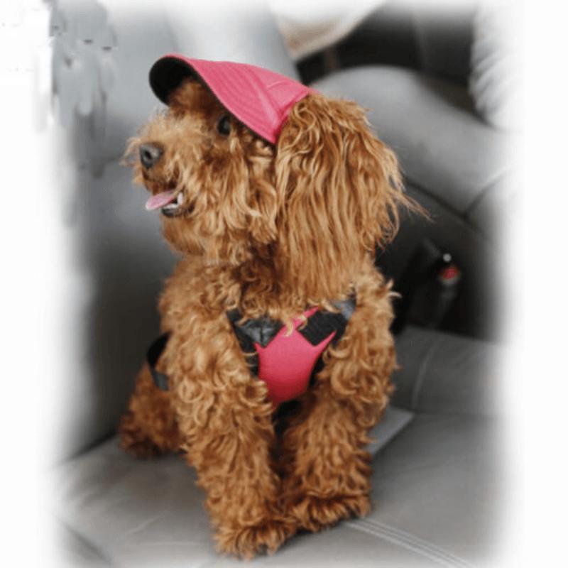 Dog Baseball Cap Outdoor Summer Hat Summer Puppy XL - Black