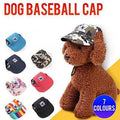 Dog Baseball Cap Outdoor Summer Hat Summer Puppy XL - Denim Blue