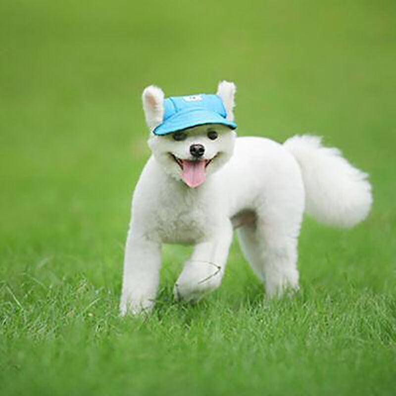Dog Baseball Cap Outdoor Summer Hat Summer Puppy XL - Red