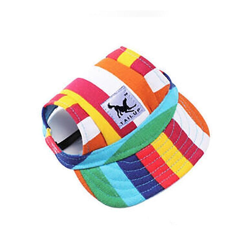 Dog Baseball Cap Outdoor Summer Hat Summer Puppy XL - Red