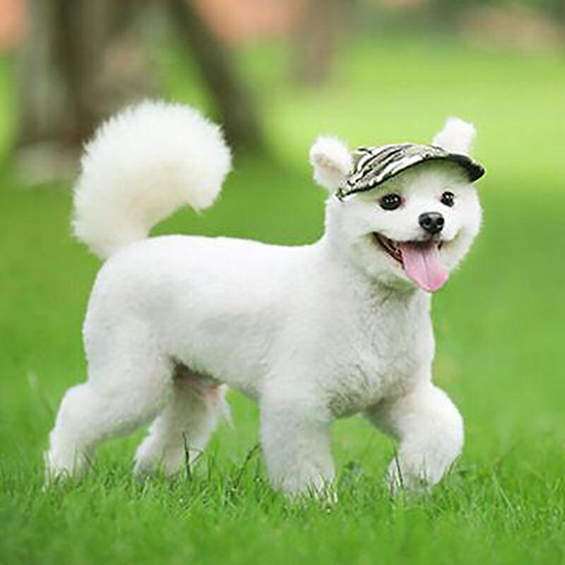 Dog Baseball Cap Outdoor Summer Hat Summer Puppy XL - Stripe