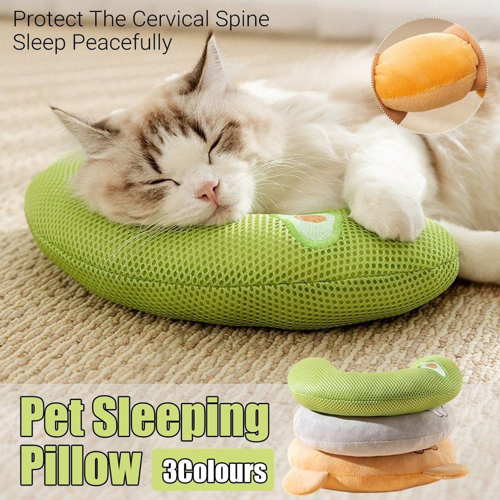 Cat Sleeping Cushion U Shaped Pillow Breathable - Grey