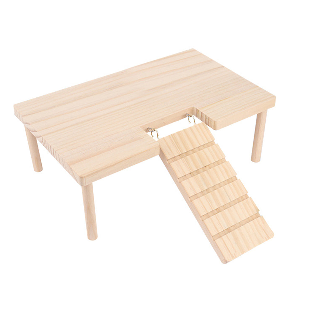 Guinea Pig Wood Stand with Ladder - Accessories - U-shape