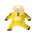 Waterproof Dog Raincoat with Feet Full Coverage for Small Dogs - Yellow - M