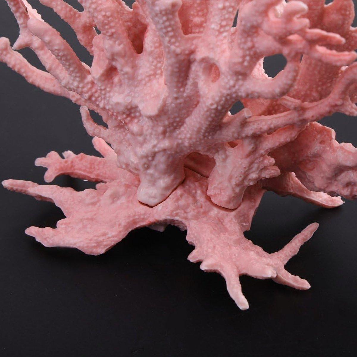 Soft Coral Realistic Water Plants Aquarium Decoration Fish Tank - Pink