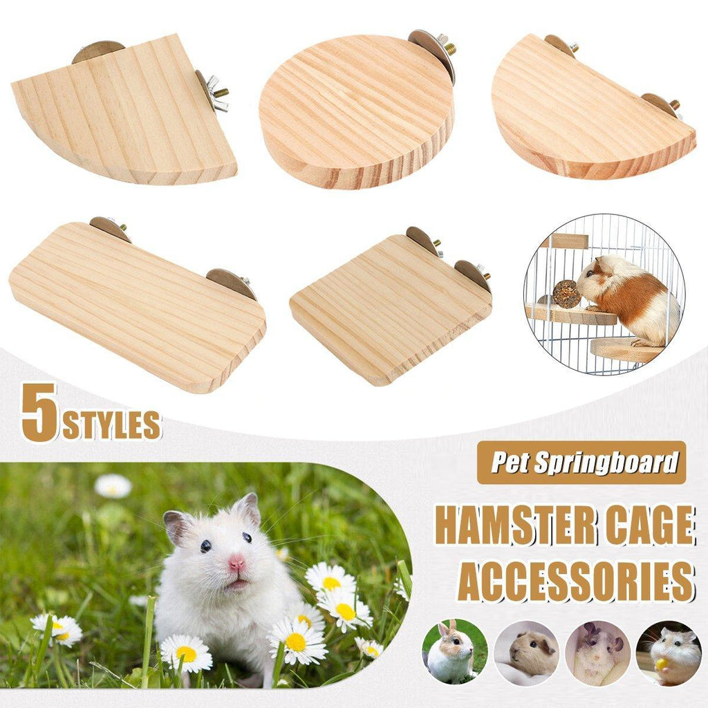 Guinea Pig Parrot Play Stand Jump Platform Cage Pet Toy